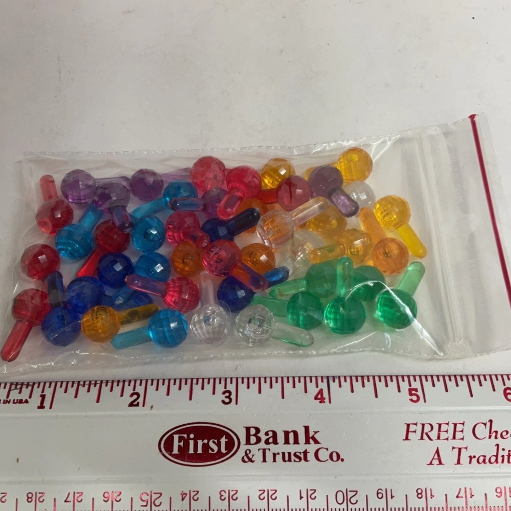 45 Faceted Globe size Medium Bulbs for Ceramic Christmas Tree
